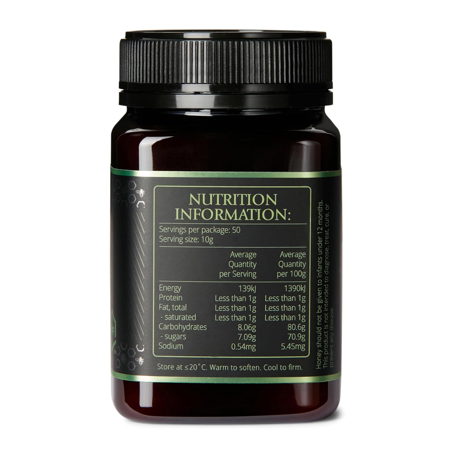 BeeNZ Raw Mānuka Honey, Certified UMF 5+ (MGO 83+), Pure New Zealand Monofloral Mānuka, Natural Sweetener, Superfood for Daily Wellness Support, No Sugar Added, Traceable from Hive to Jar, 17.6 oz/500g