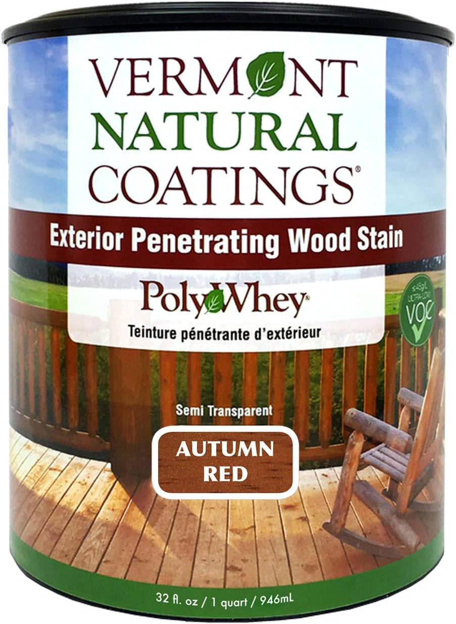 Vermont Natural Coatings PolyWhey Exterior Penetrating Stain - Lakeside Cedar - Gallon