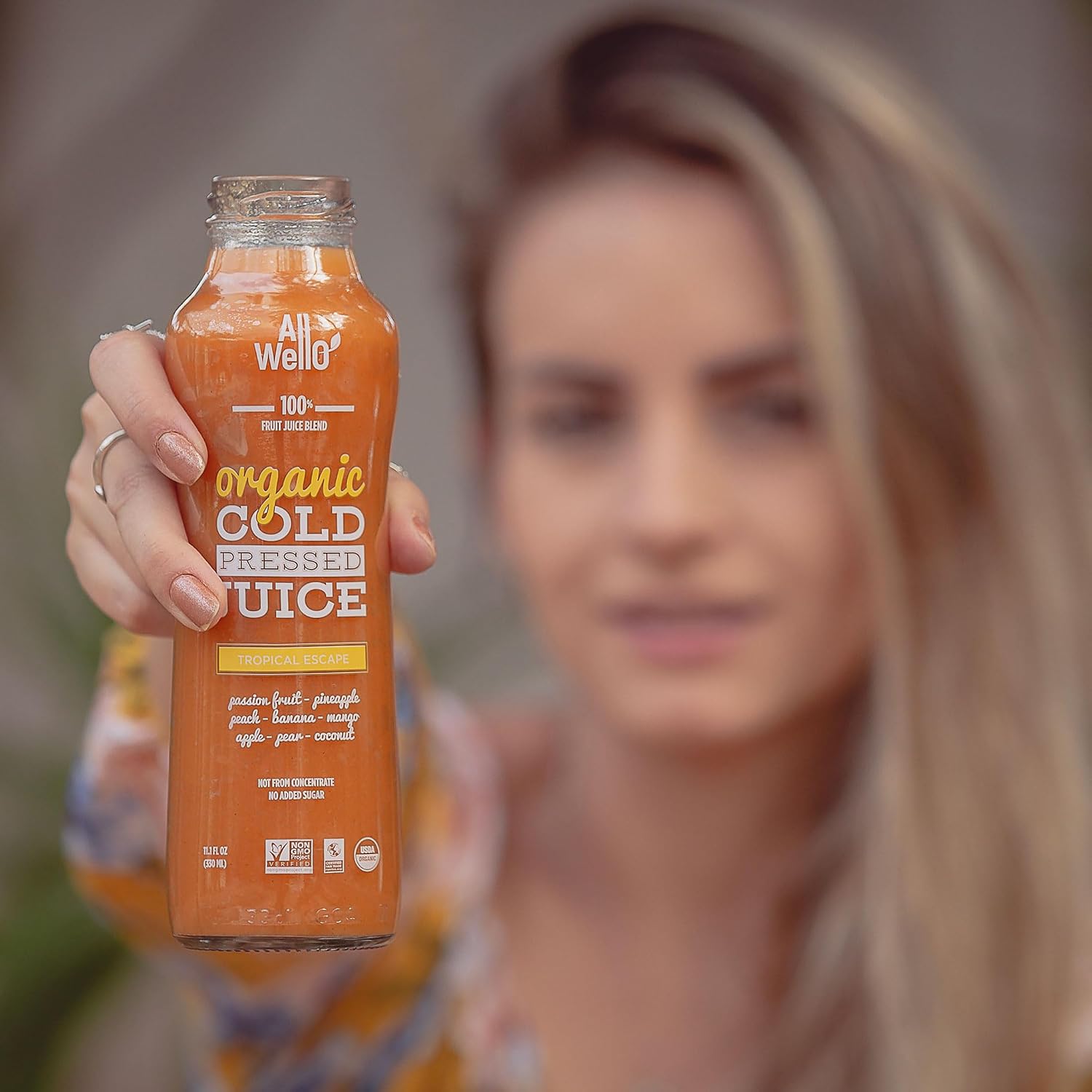 Organic Juice Variety Pack, Cold-Pressed, Non-GMO, 6 Pack