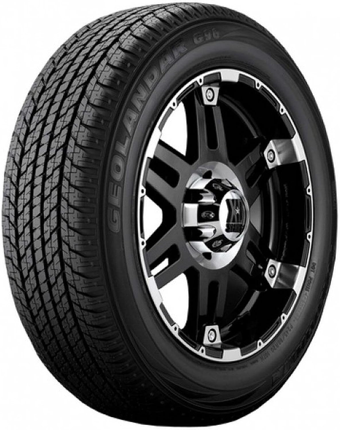 Yokohama Geolandar G96B 245/60R20 107H | Truck/SUV Highway All Season Traction 107H Rated Standard Load Radial Construction Black Sidewall Tire