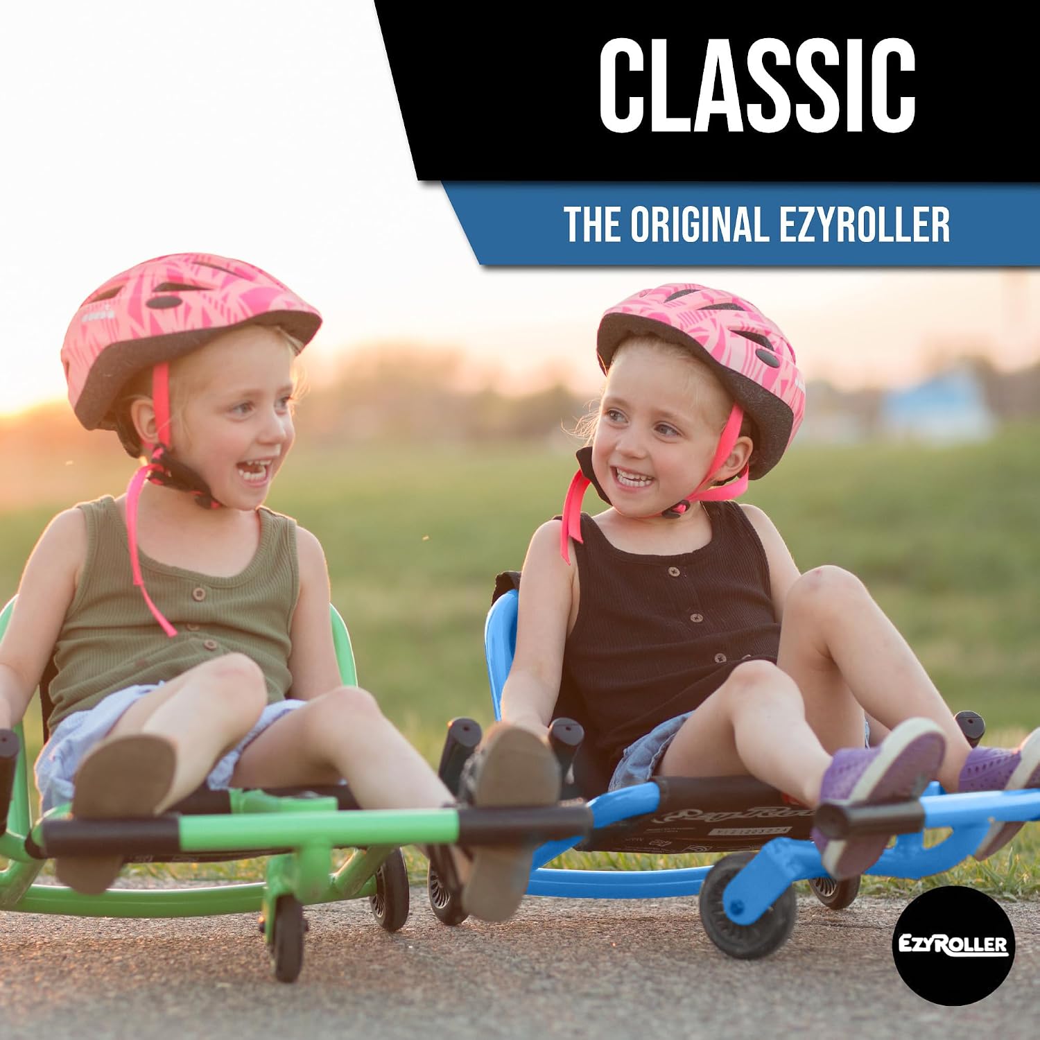 EzyRoller Classic Ride On Toy for Kids, Ages 3-12, Up to 154 lbs