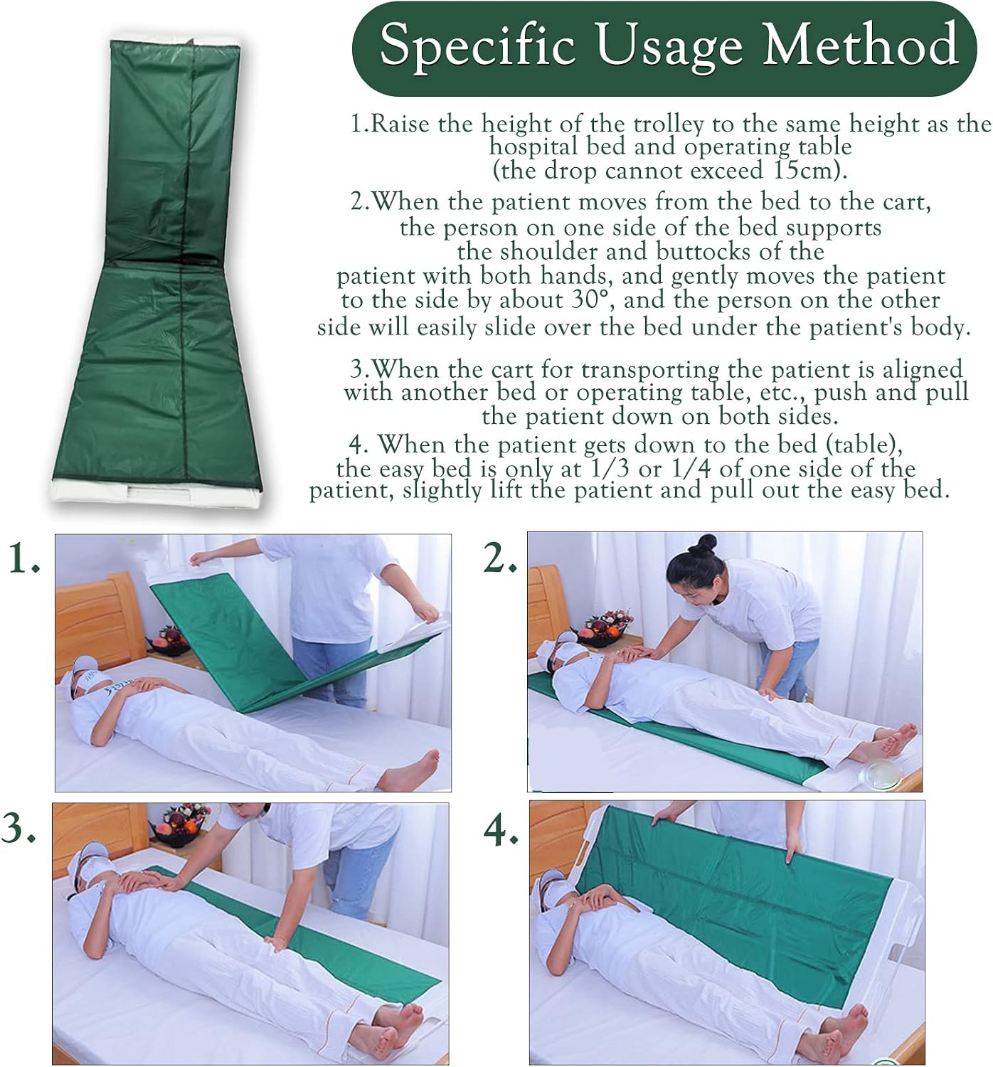 Rolling Patient Transfer Board