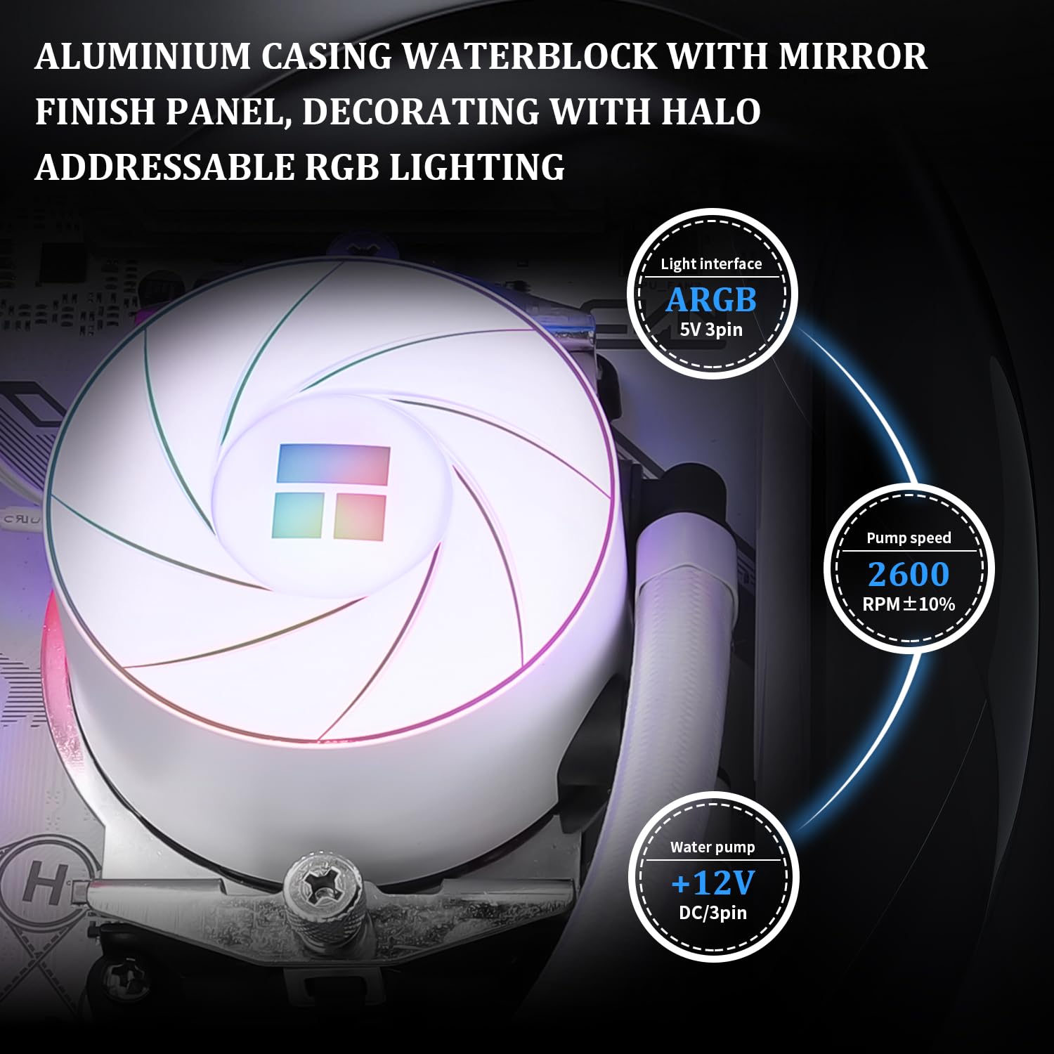 Thermalright Aqua Elite 360 ARGB Liquid CPU Cooler, 360 AIO Cooling Row Size, 3 x 120mm PWM Fans, Computer CPU Cooler,for AMD:AM4/AM5, Intel LGA1851/1150/1151/1200/1700