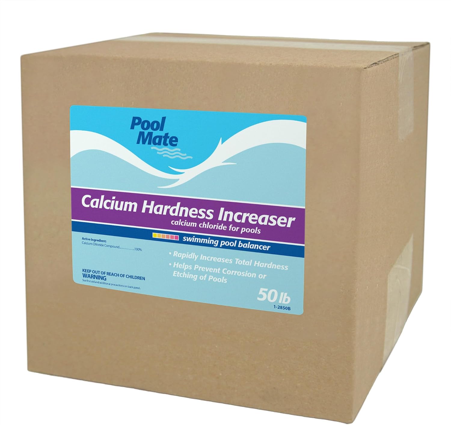 Pool Mate 8-Pounds Premium Calcium Hardness Increaser for Pools | Calcium Up, 100% Calcium Chloride, 8 ounces raises calcium hardness level 10 ppm per 5,000 gallons of water