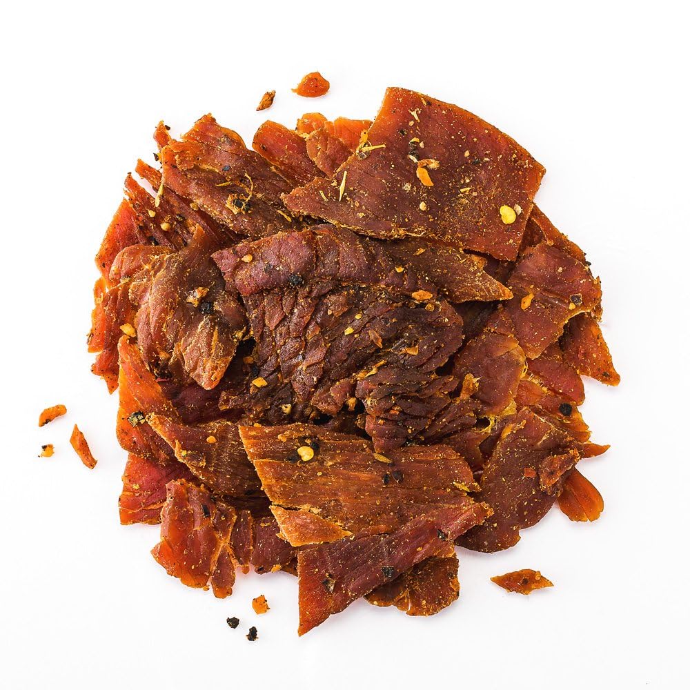 Perky Jerky Original Turkey Jerky, 14oz - Low Sodium - 10g Protein per Serving - Low Fat - 100% U.S. Sourced - Handcrafted, Tender Texture and Bold Flavor