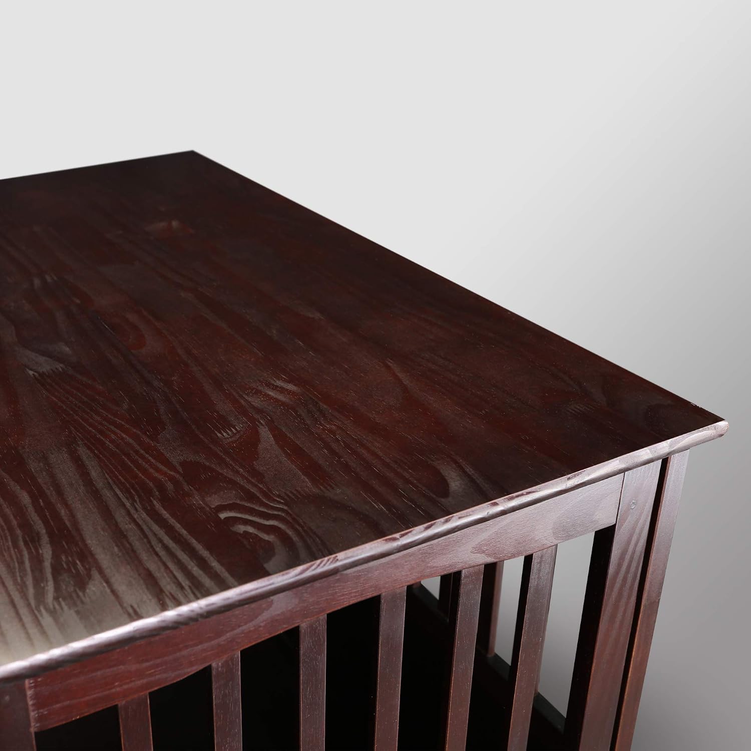 Casual Home Wooden Small Pet Crate, End Table, Espresso,19.5"W x 22.5"D x 22.5"H
