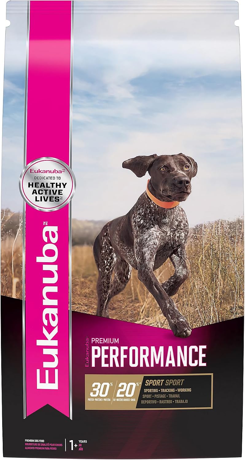 Eukanuba Adult Premium Performance 30/20 Sport Dry Dog Food, 28 lb Bag