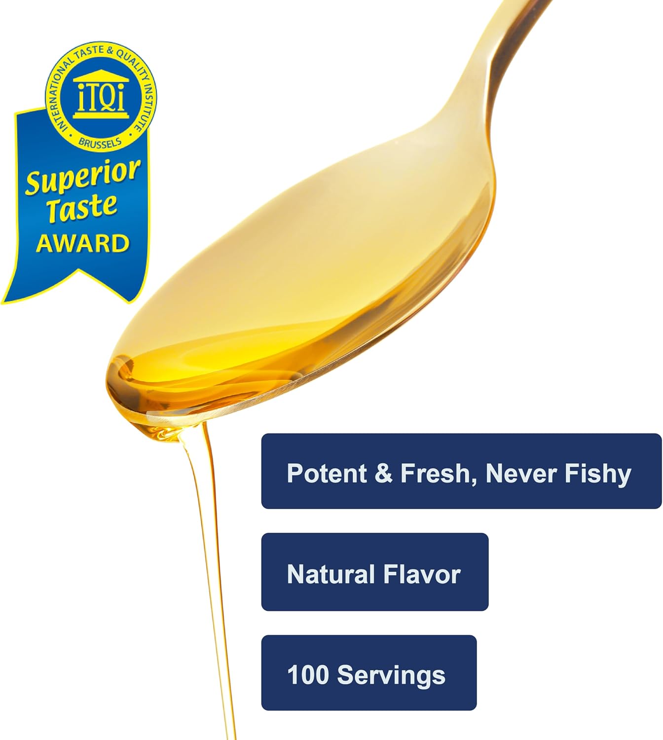 Carlson Cod Liver Oil, 1100 mg, Omega-3s, Lemon, 500 mL (16.9 Fl Oz) | plus Vitamins A and D3; Wild Caught Norwegian Arctic Cod Liver Oil; Sustainably Sourced Nordic Fish Oil Liquid