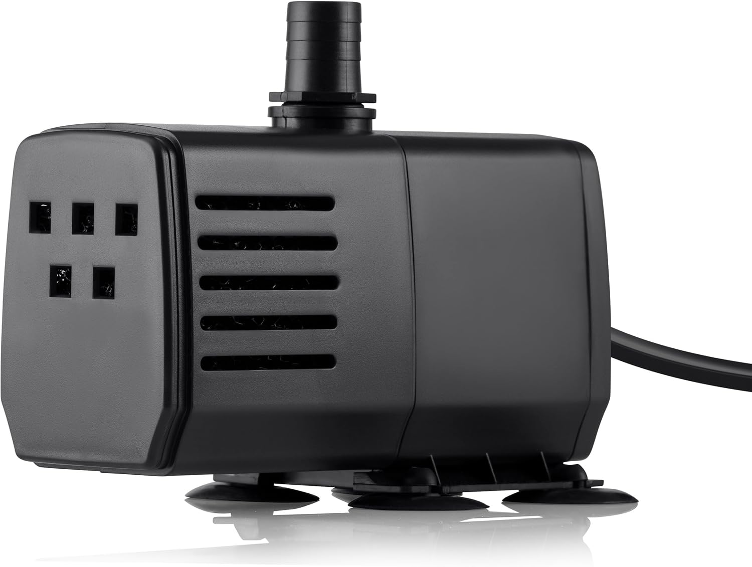 Alpine Corporation Outdoor Decor Power Head Pump for Small to Medium Fountains, Statuary, and Birdbaths with Moving Water