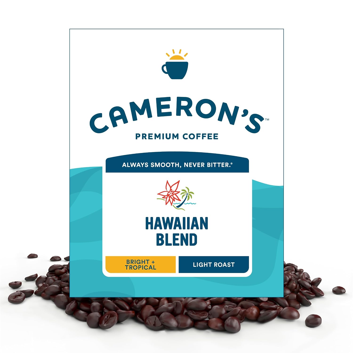 Cameron's Coffee Roasted Whole Bean Coffee, Flavored, Vanilla Hazelnut, 4 Pound