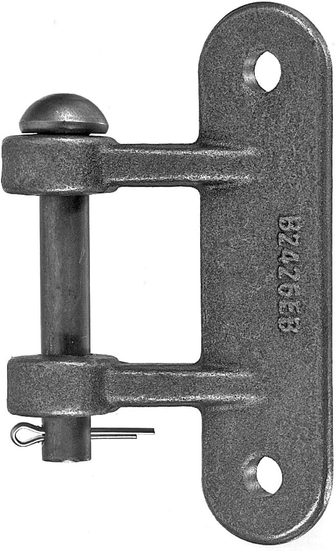 Buyers Products B2426E Forged Butt Hinge 3.38 x 5.38 Inch with 1/2 Inch Pin and Cotter