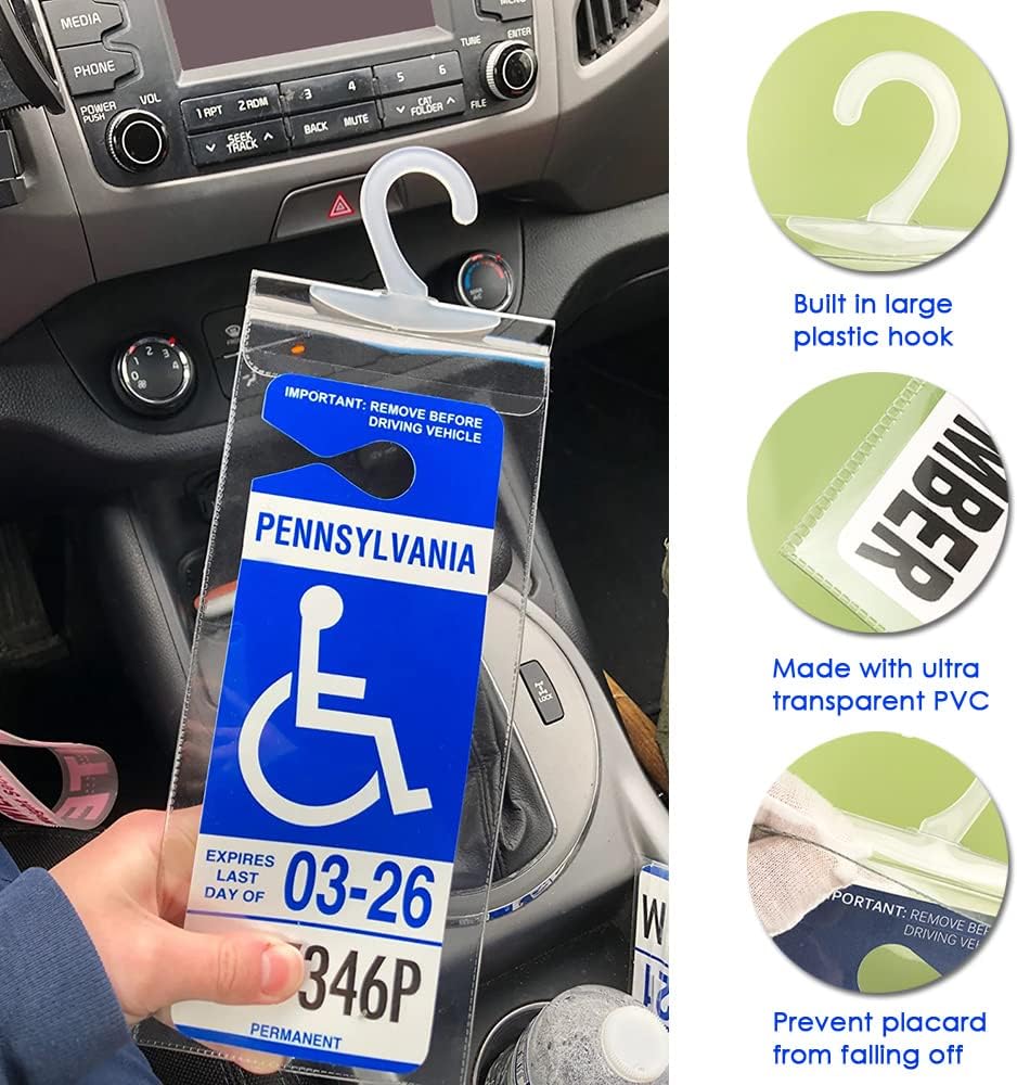 TB Tbuymax Handicap Parking Placard Holder