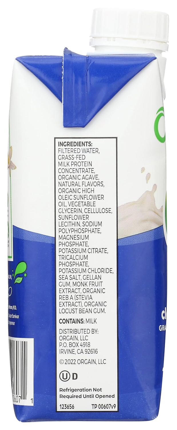ORGAIN Organic Creamy Chocolate Fudge Drink, 11 FZ