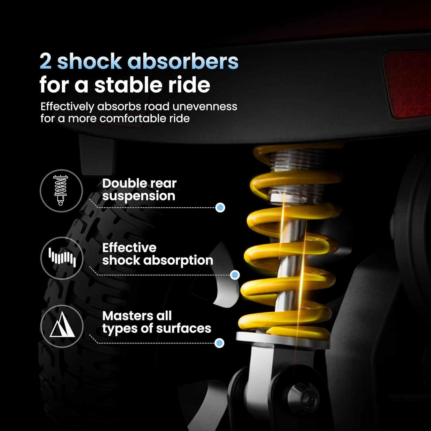 MetroMobility 15-25Miles 330lbs Electric Mobility Scooters for Seniors Blue