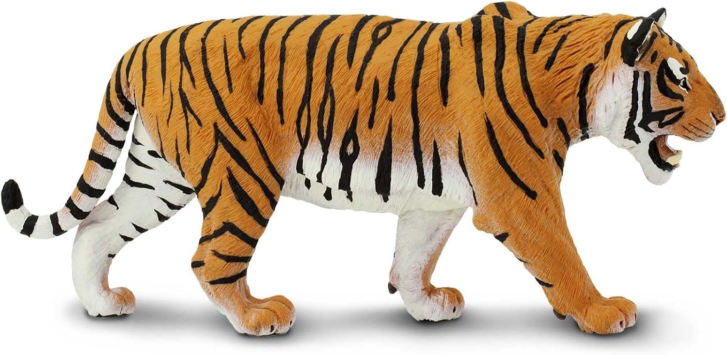 Safari Ltd. Siberian Tiger Figurine - Realistic 10.5" Figure - Educational Toy for Boys, Girls and Kids Ages 1+