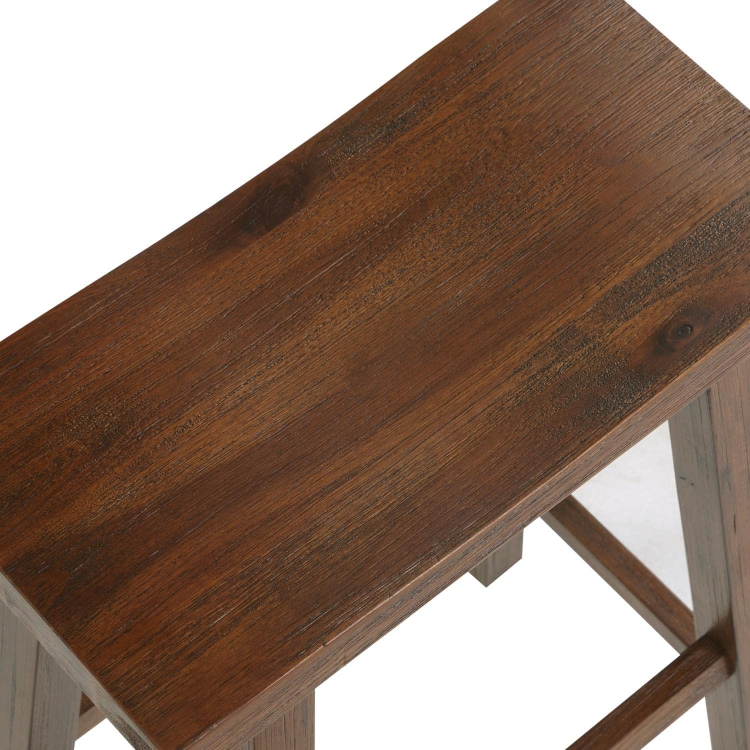 Boraam Sonoma Saddle Stool, Chestnut
