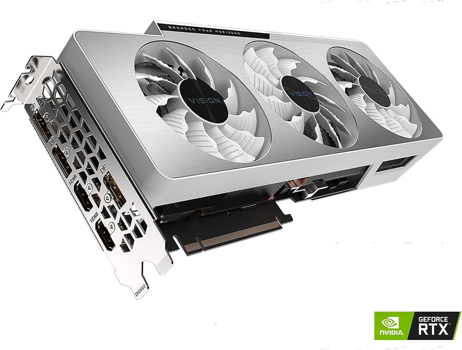 GIGABYTE GeForce RTX 3080 Ti Vision OC 12G Graphics Card, 3X WINDFORCE Fans, 12GB 384-bit GDDR6X, GV-N308TVISION OC-12GD Video Card
