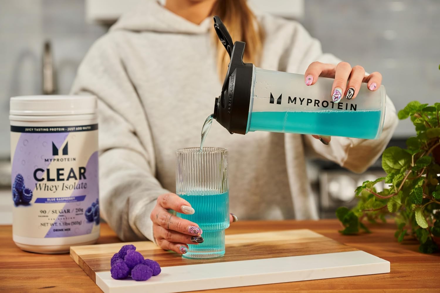 Myprotein Clear Whey Isolate Protein Powder, 35 Servings, (1.9lbs) Strawberry, 20g Protein per Serving, Naturally Flavored Drink Mix