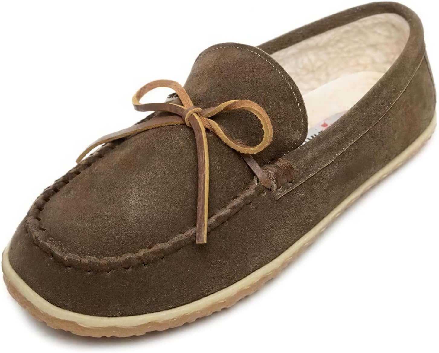 Minnetonka Men's Tomm Suede Leather Moccasins