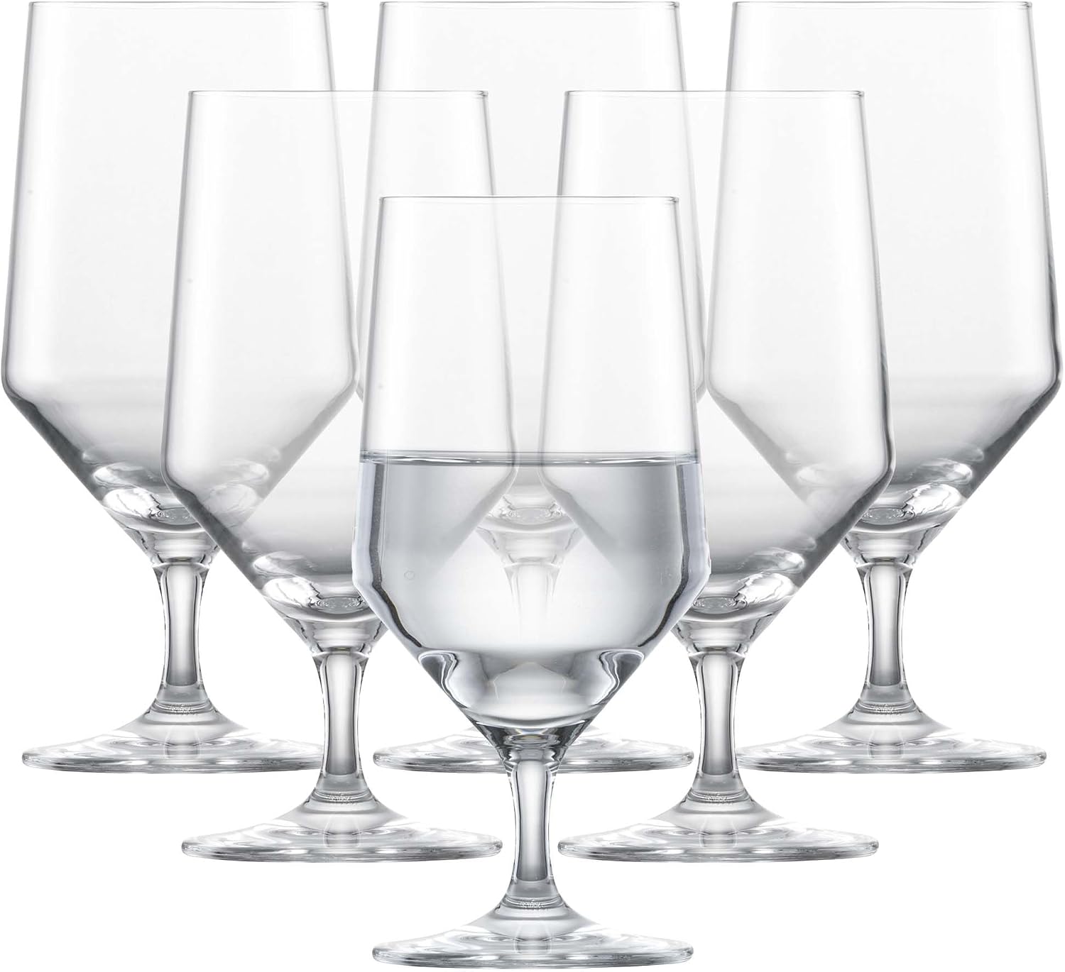 Zwiesel Glas Pure Burgundy Red Wine Glass (Set of 4), Graceful Burgundy Glasses for Red Wine, Dishwasher-Safe Tritan Crystal Glasses, Made in Germany (23 Ounce)