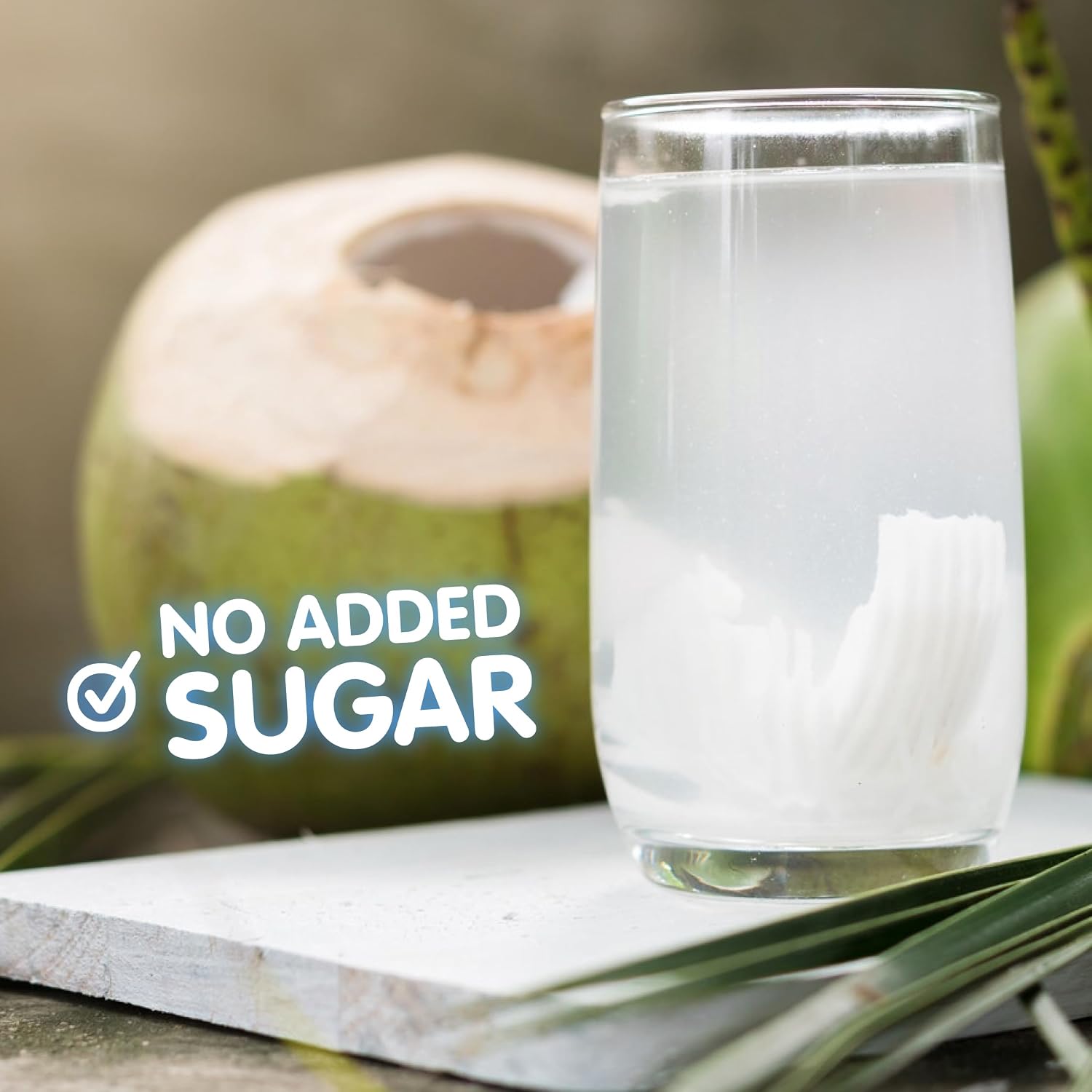 Jans 100% Coconut Water With Pulp, Unsweetened, 16.57 Fl Oz, Pack of 12