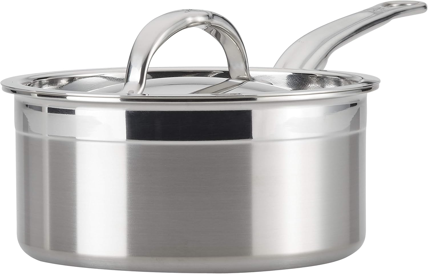 Hestan - ProBond Collection - Professional Clad Stainless Steel Sauce Pan, Induction Cooktop Compatible, 1.5 Quart