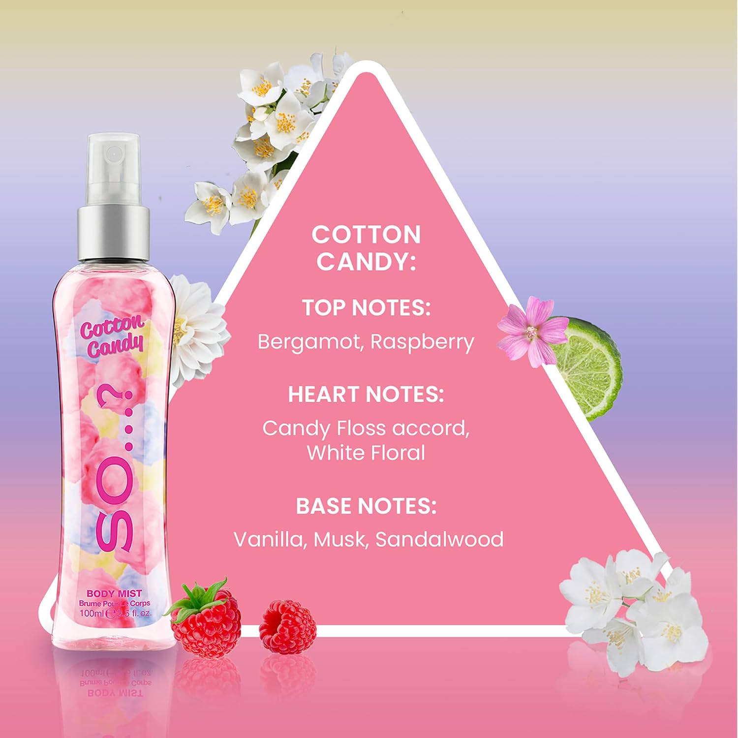 Musk Body Mist by So…? - Woody Scent - Perfume for Women with Bergamot, Toffee, Vanilla Notes - Gifts for Women - Body Spray for Women - 3.5 oz