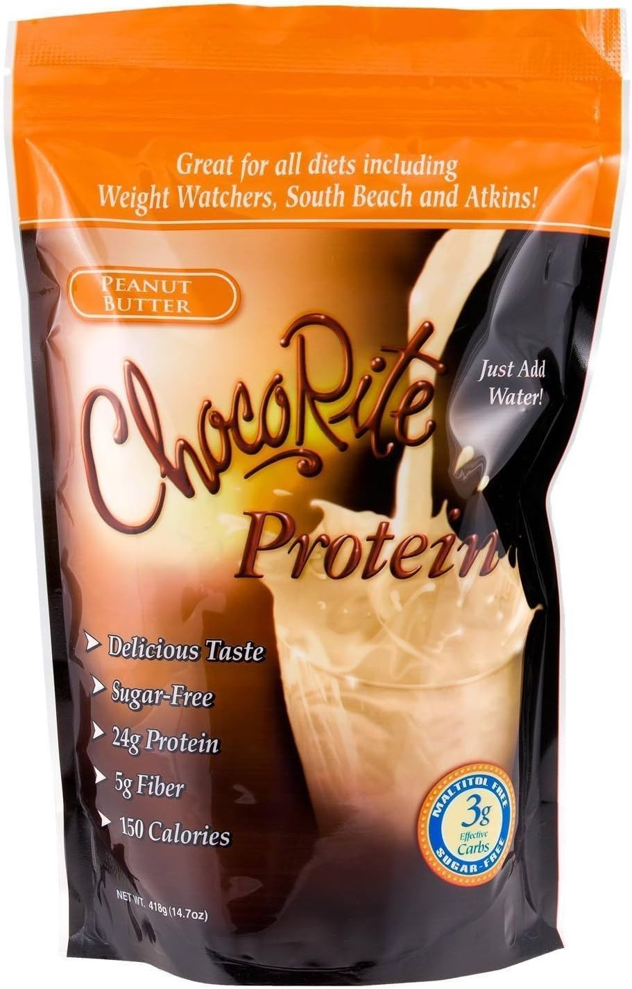 HealthSmart Chocorite Protein Shake Powder, Banana Cream, 14.7 Ounce