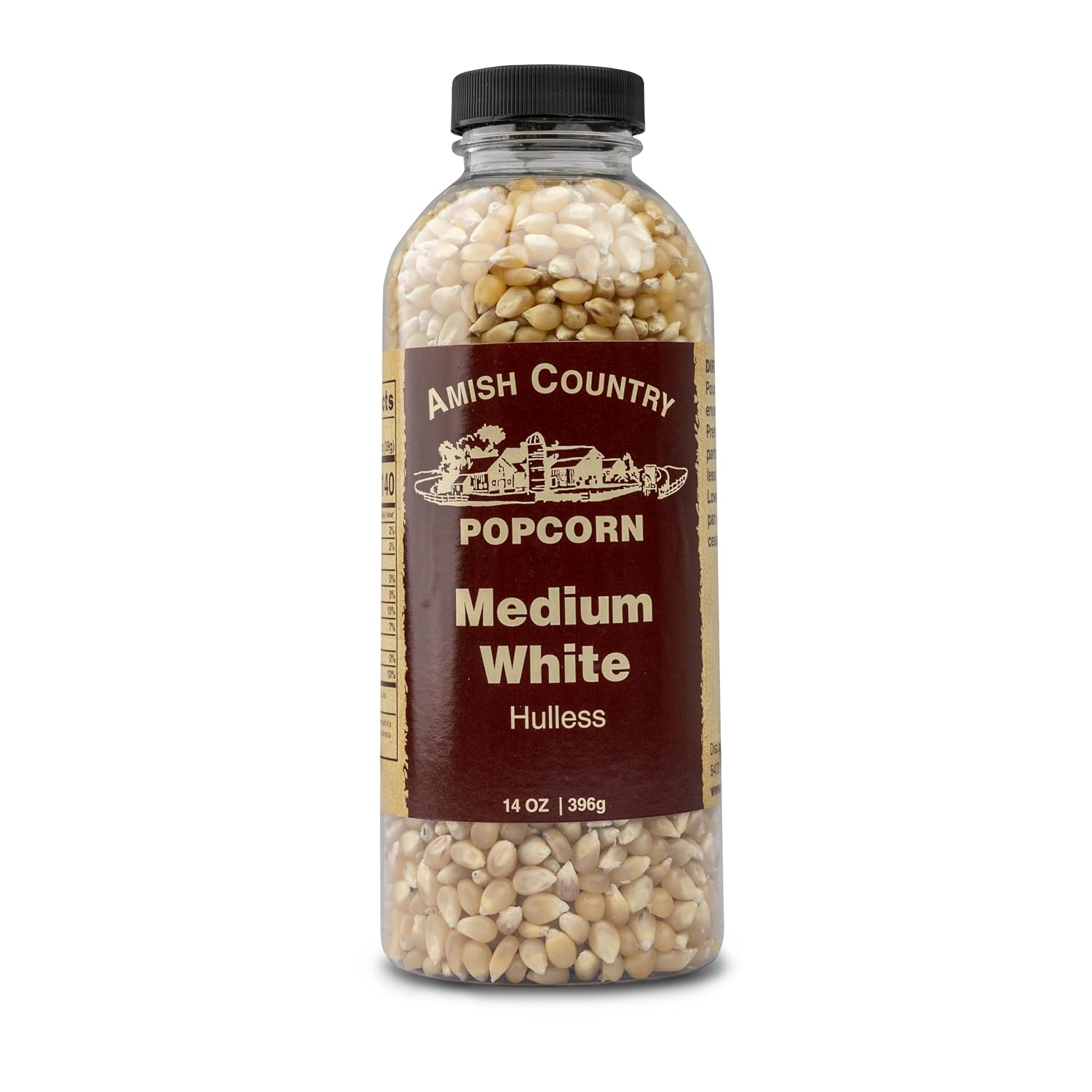 Amish Country Popcorn | 6 lb Bag | Medium White Popcorn Kernels | Old Fashioned, Non-GMO and Gluten Free (Medium White - 6 lb Bag)