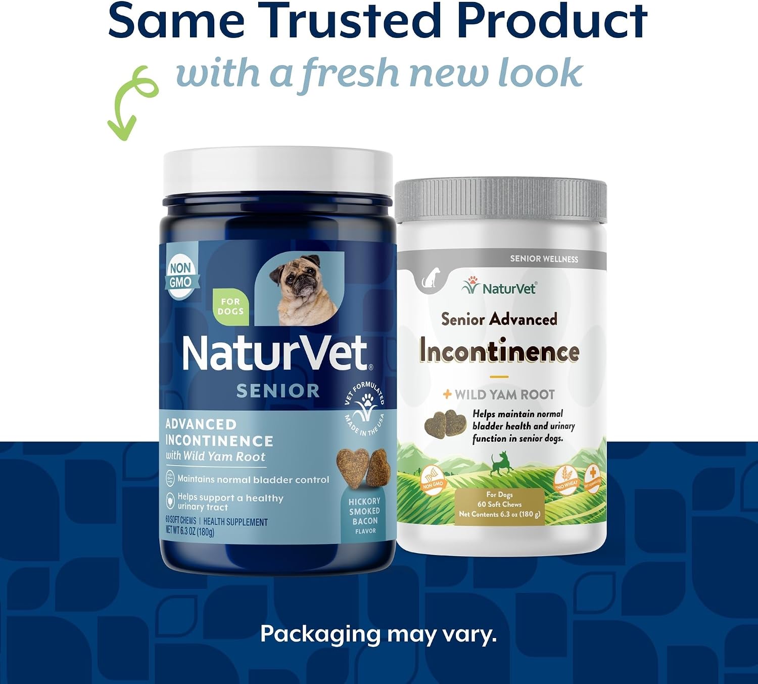 NaturVet Senior Advanced Incontinence Dog Supplement - 60 Ct