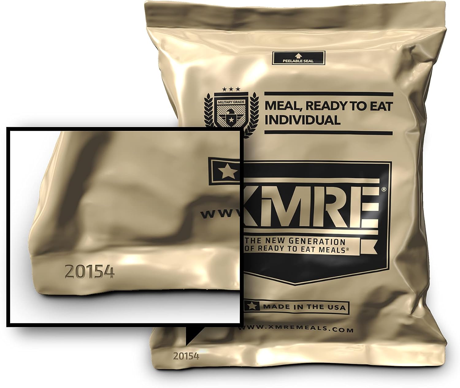XMRE Meals 1300XT - 12 Case with Heaters (Meal Ready to Eat - Military Grade) | camping-freeze-dried-food