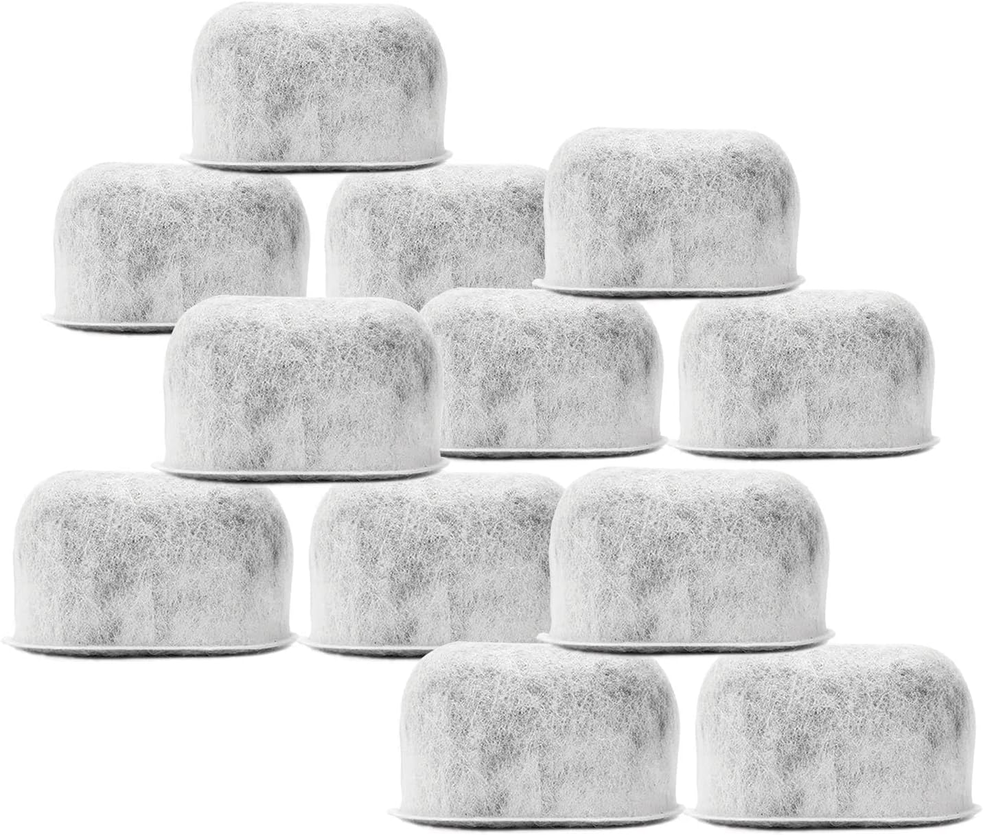 12 Pack Replacement Charcoal Water Filters for All Cuisinart Coffee Machines - Cuisinart Compatible (NOT KEURIG) Filters Fit Both Newer & Older