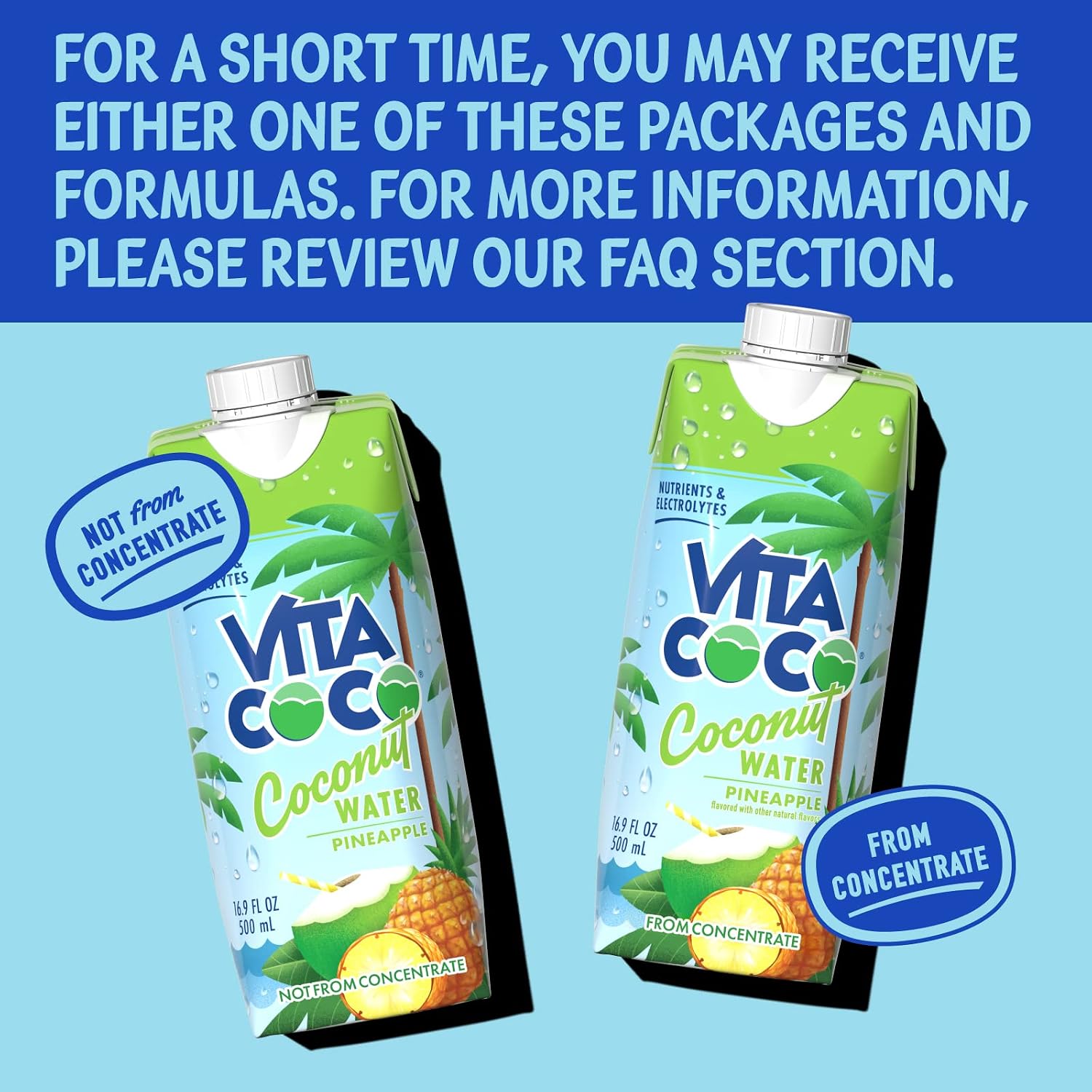 Vita Coco, Coconut Water Pineapple, 33.8 Fl Oz