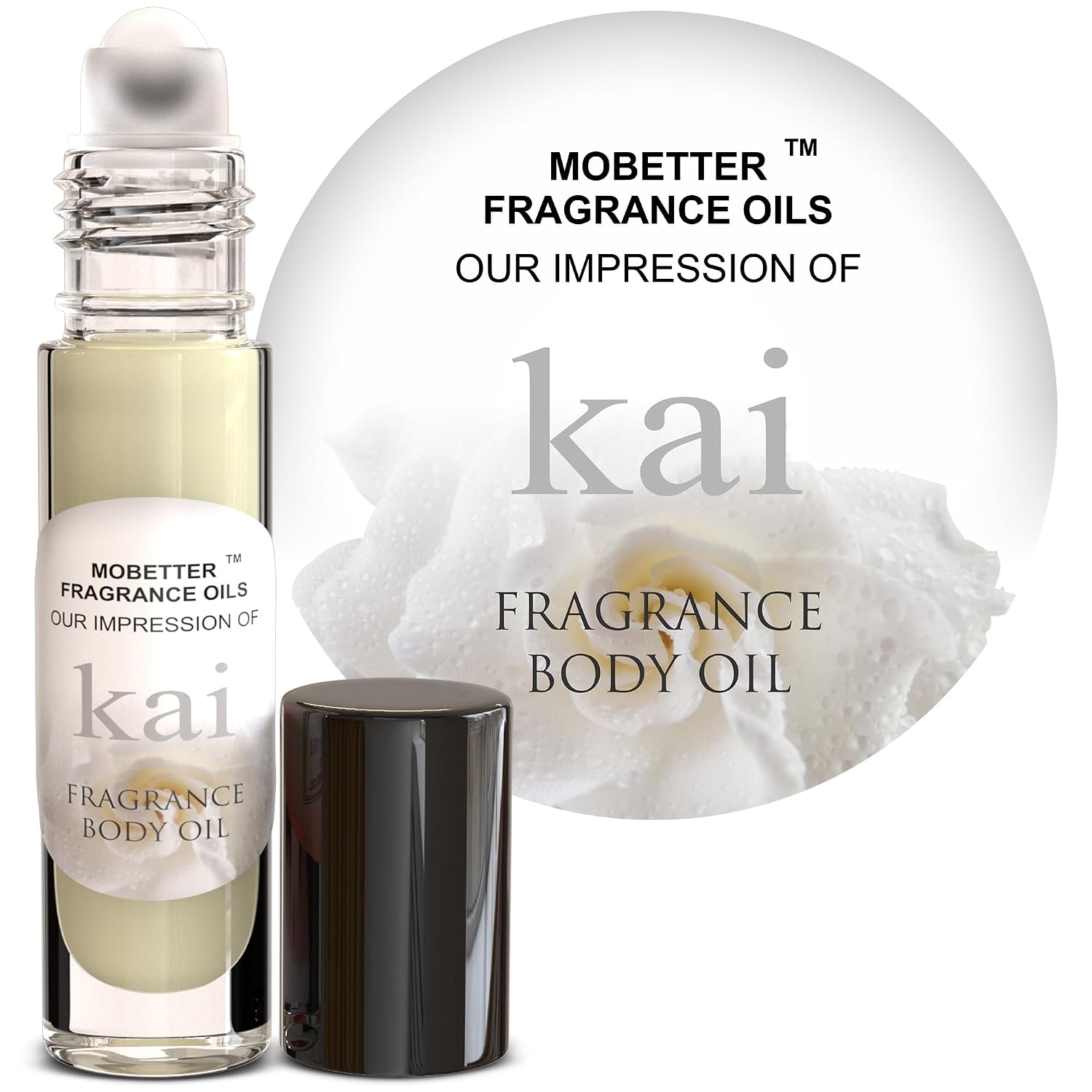 MOBETTER FRAGRANCE OILS' Our Impression of Kai Perfume (W) Body Oil 1/3 oz roll on Glass Bottle