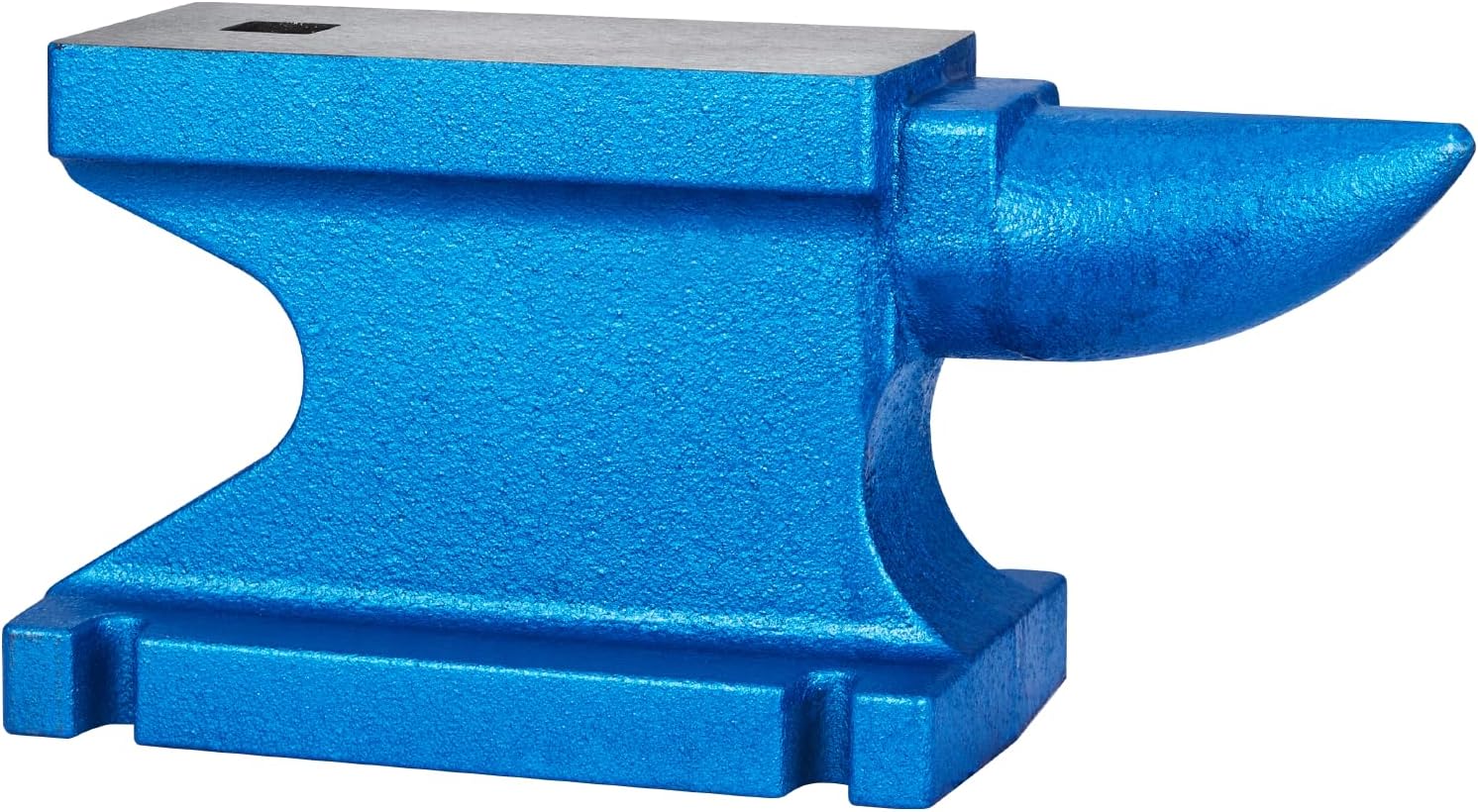 VEVOR Blacksmith Anvil 55 lbs (25 kg) Single Piece of Iron with Square Holes Ideal for Metalurgical and Blacksmiths in Metal Workshop and for