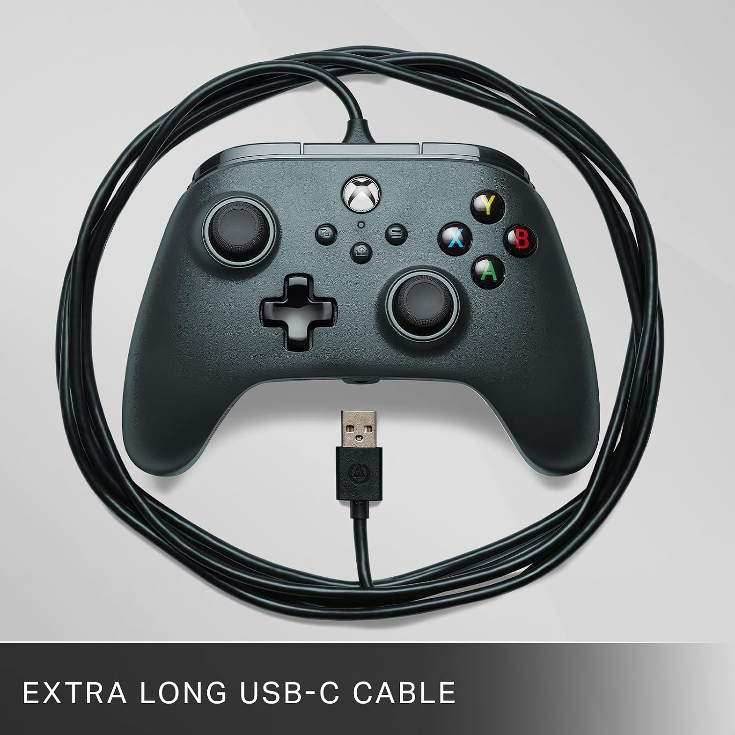 PowerA Wired Controller for Xbox Series X|S - blue, gamepad, video game/gaming controller, works with Xbox One, Officially Licensed