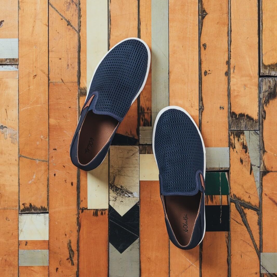 OluKai Pehuea Women's Slip On Sneakers, Casual Everyday Shoes