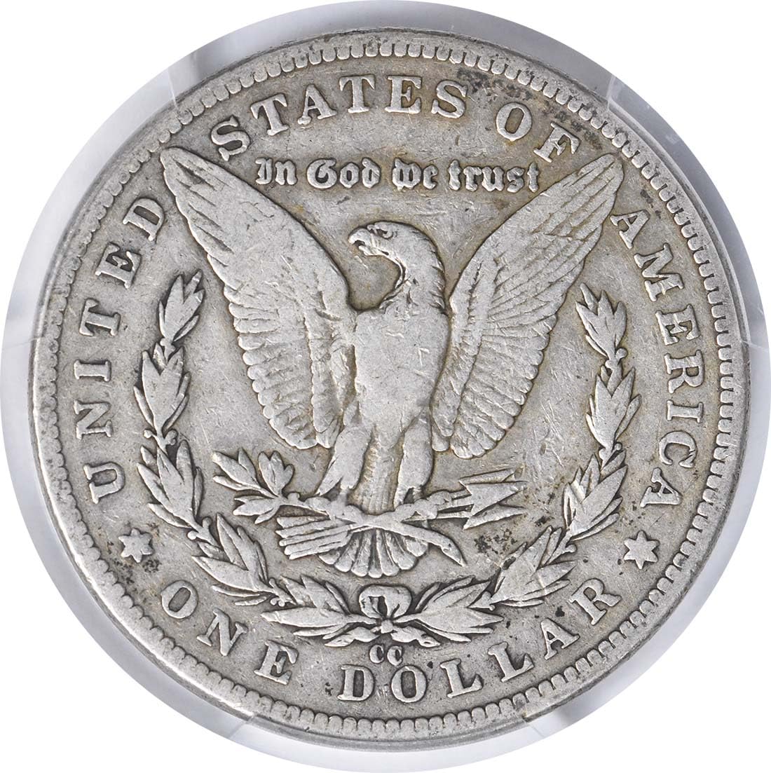 1889 CC Morgan Dollar PCGS F12