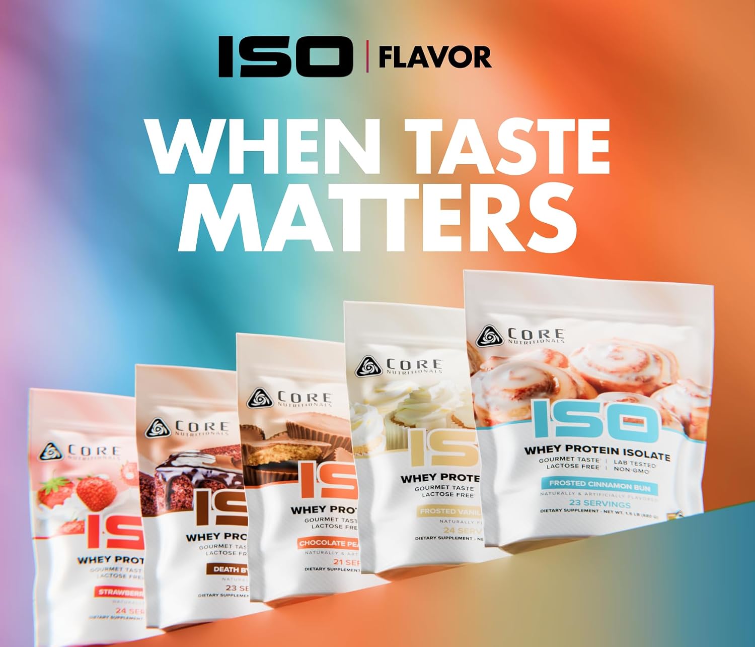 Core Nutritionals Core ISO Whey Protein Isolate, Choc. Peanut Butter Cup,