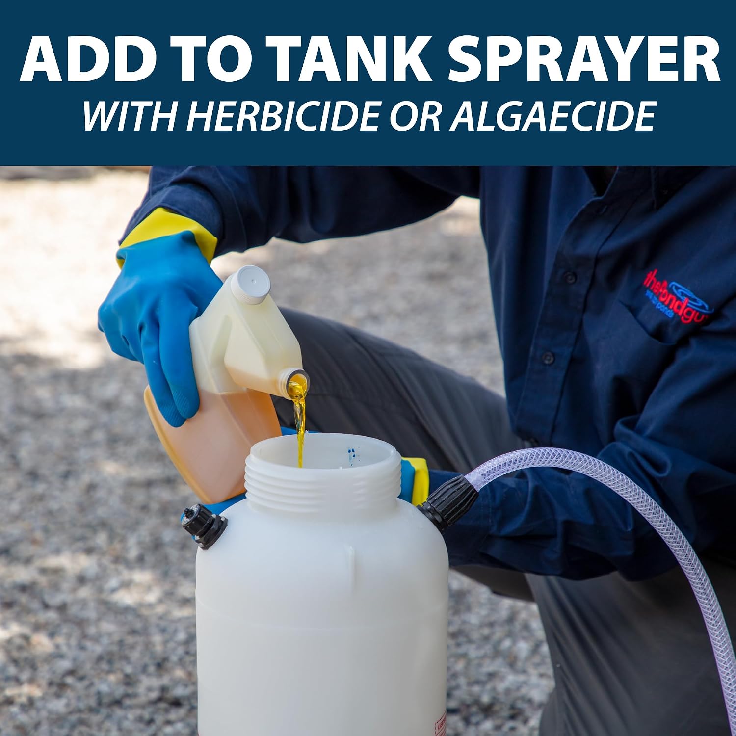 Airmax Treatment Booster Plus Aquatic Surfactant for Herbicide, 16 Ounces | Non-ionic solution for pond algaecide and herbicide treatments, safe liquid vegetation treatment