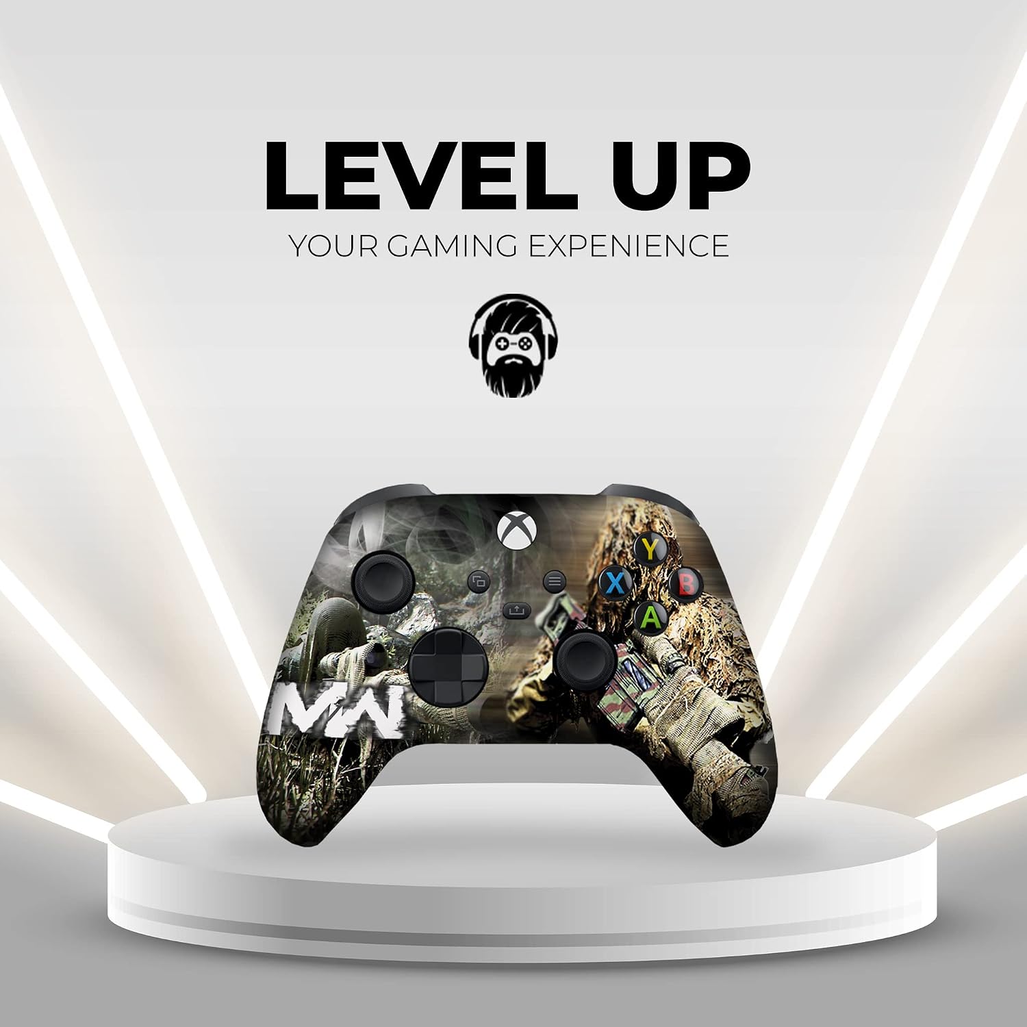 DreamController Green Weed Grass Custom X-box Controller Wireless compatible with X-box One/Series X/S Proudly Customized in USA with Permanent