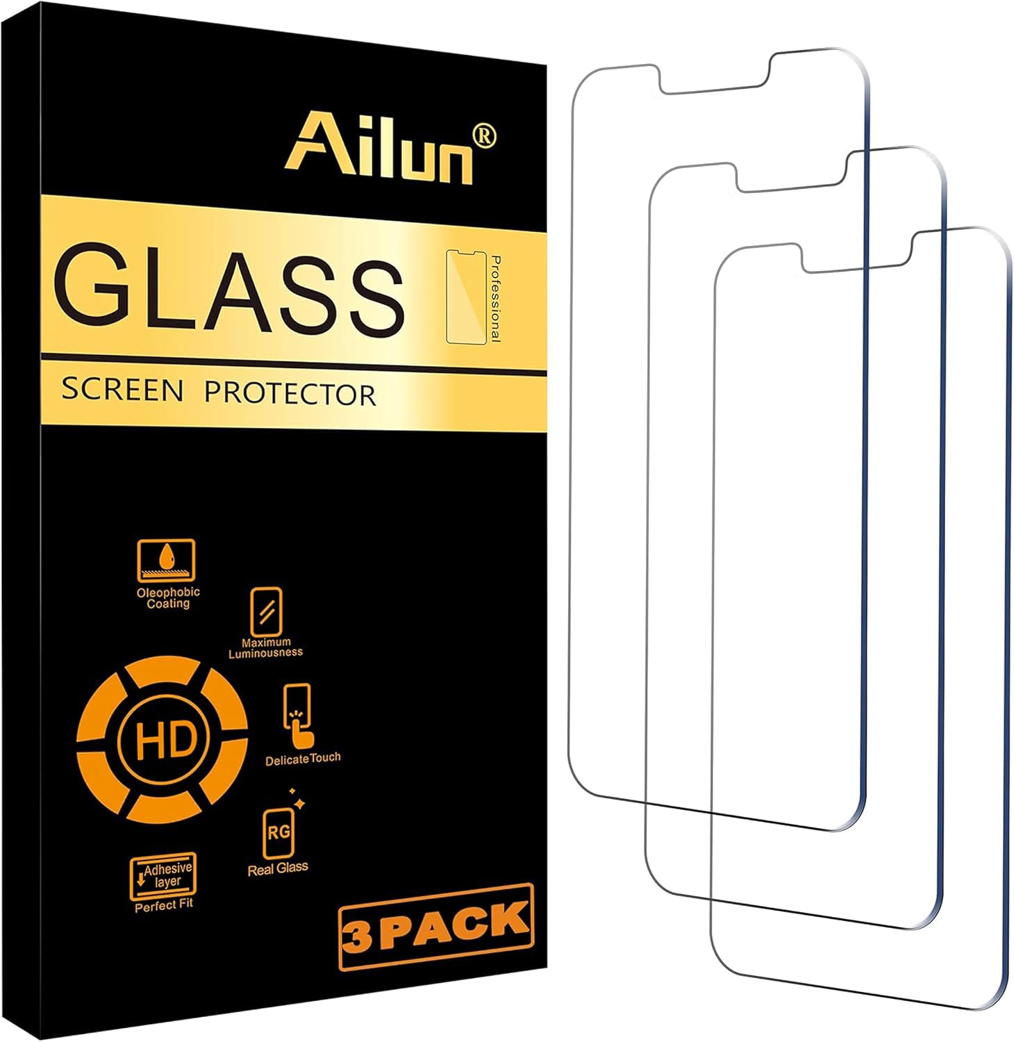 Ailun 3 Pack Screen Protector for iPhone 12 Mini 2020