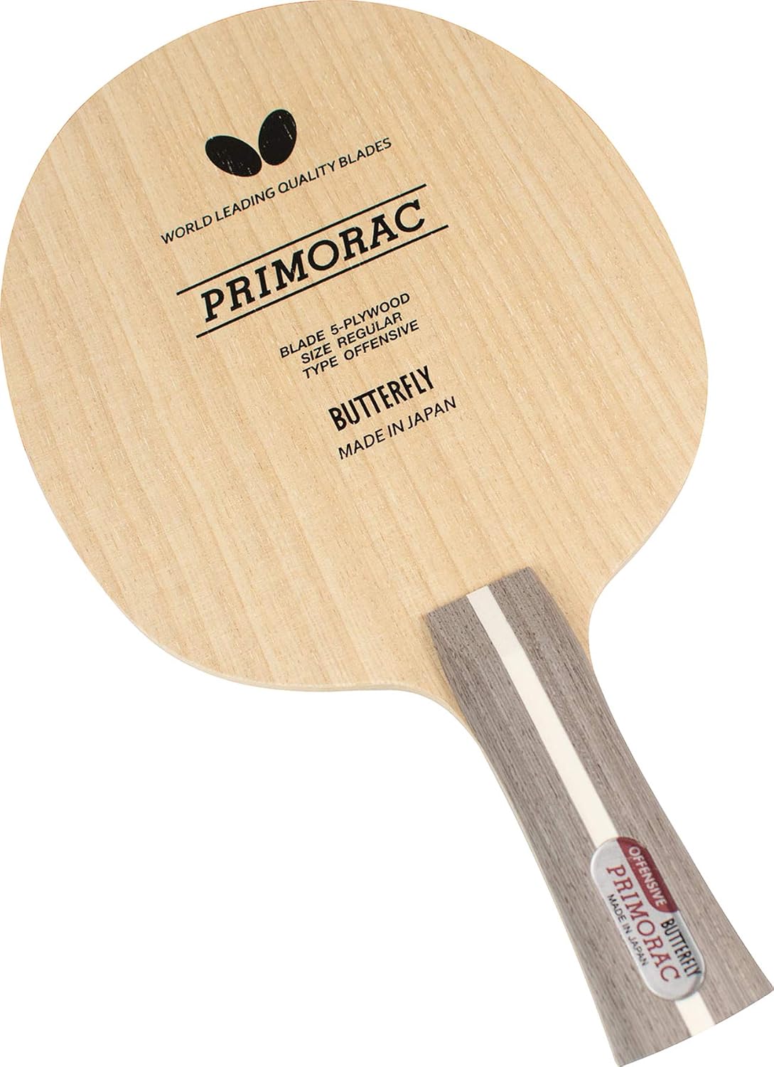 Butterfly Primorac Shakehand Table Tennis Blade