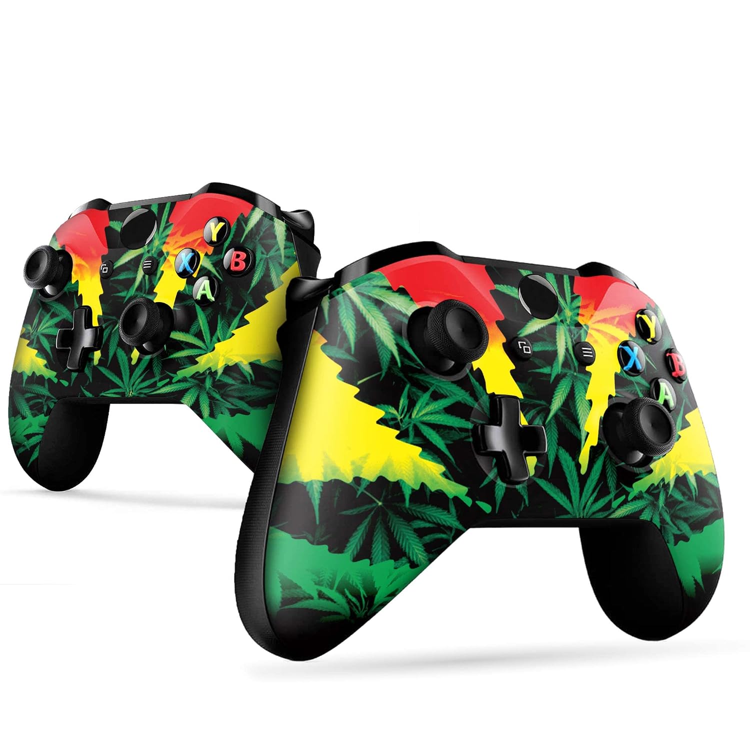 DreamController Green Weed Grass Custom X-box Controller Wireless compatible with X-box One/Series X/S Proudly Customized in USA with Permanent