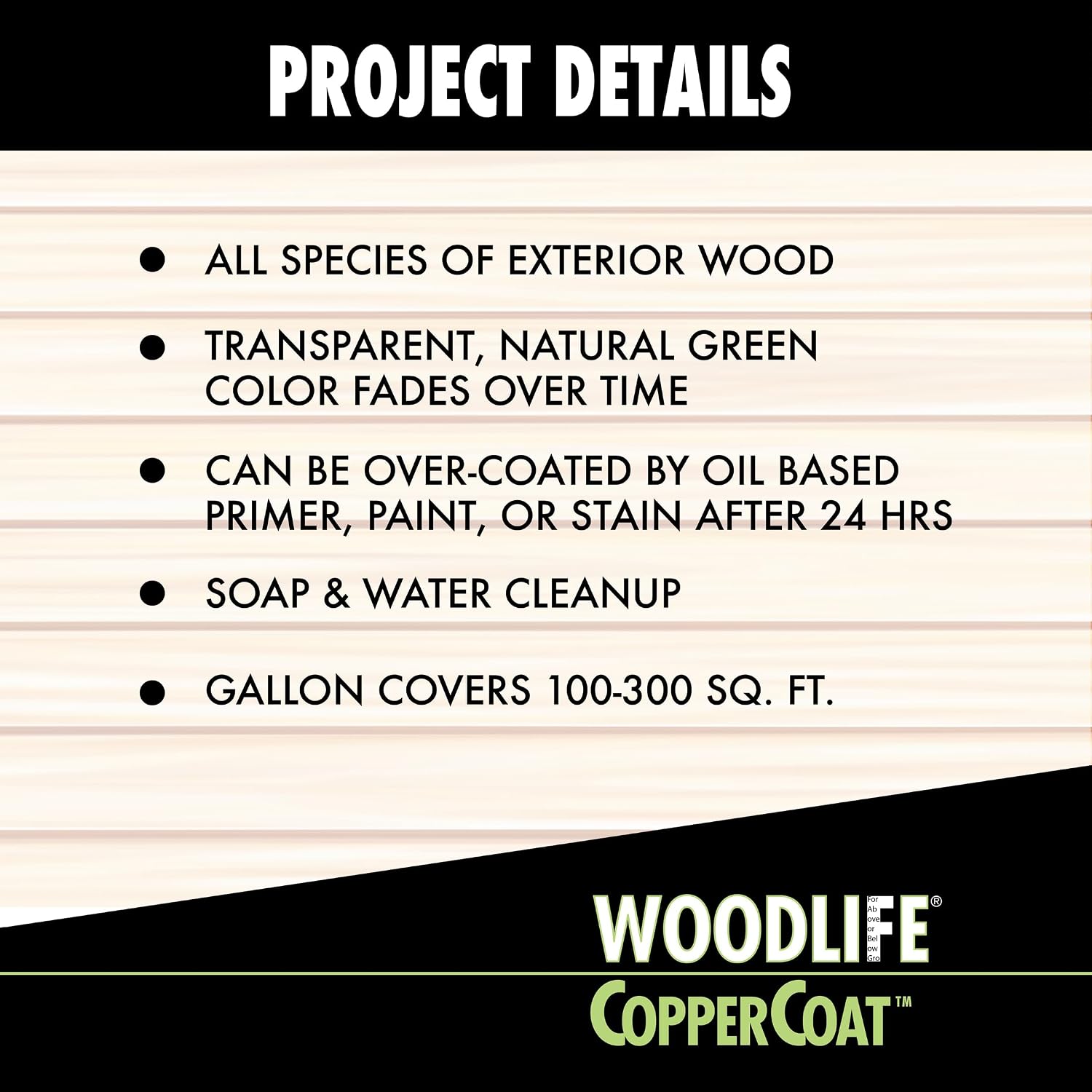 Rust-Oleum WOODLIFE 902 Wolman Classic Clear Wood Preservative-Above Ground, Quart, 0.95 Liters | Protects Against Rot & Decay, Above Ground Wood Protection, Clear Preservative Formula, Quart
