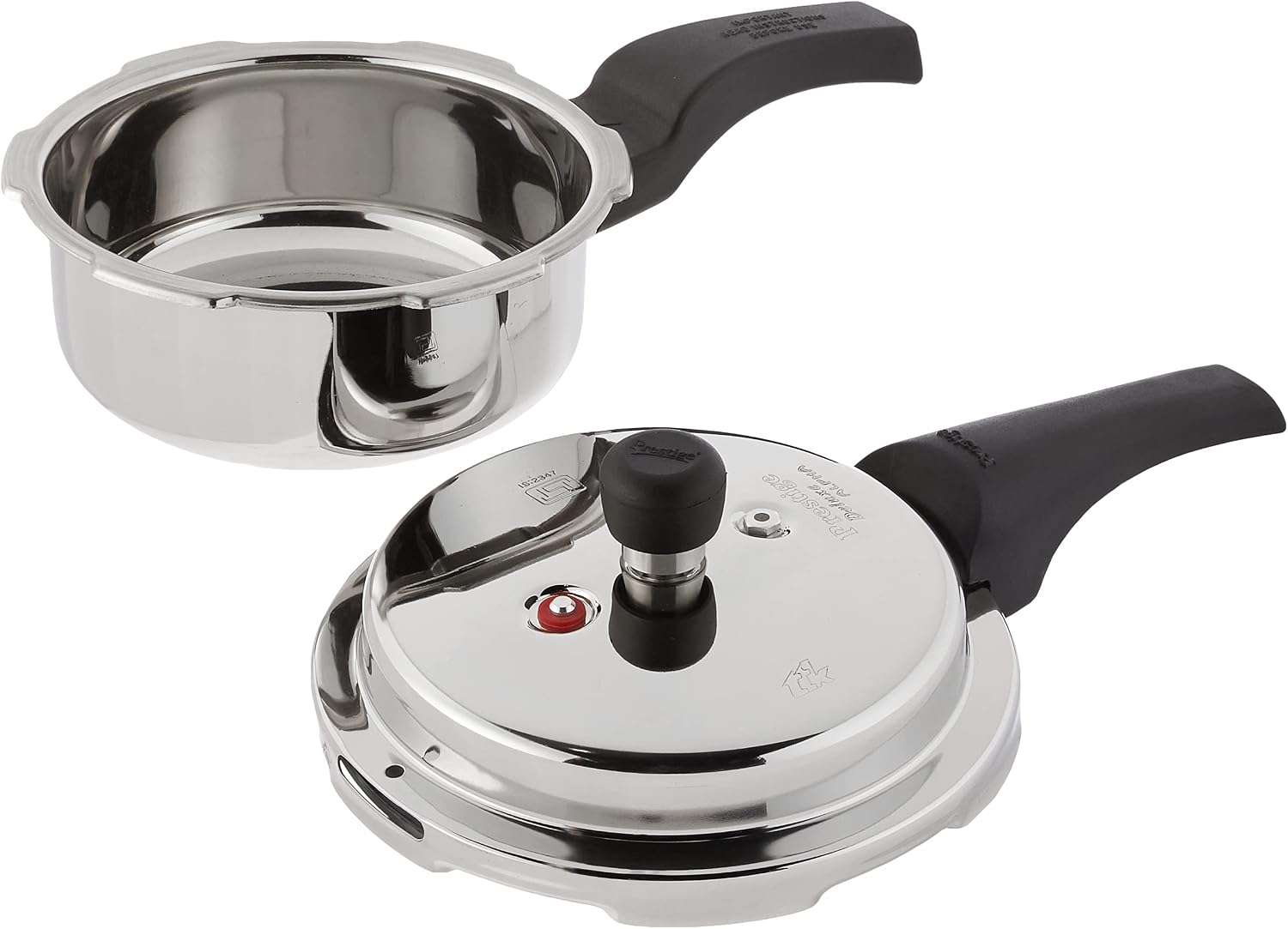 Prestige Pressure Cooker, 3-Liter, Silver