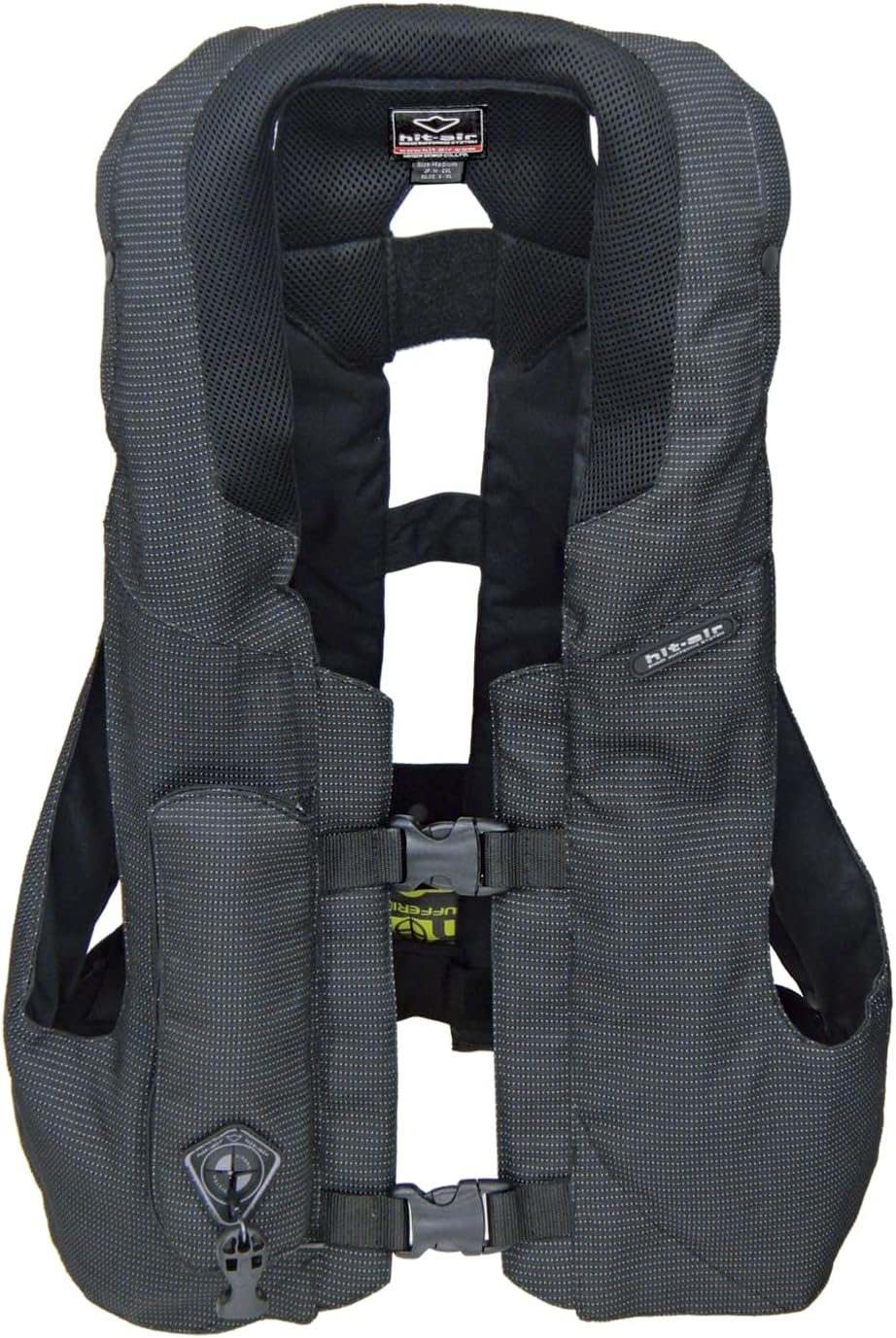 Hit-Air MLV Airbag Vest – Motorcycle Safety Vest with Automatic CO2 Deployment – Lightweight, Reusable, Adjustable Fit – Unisex Protective Riding Harness