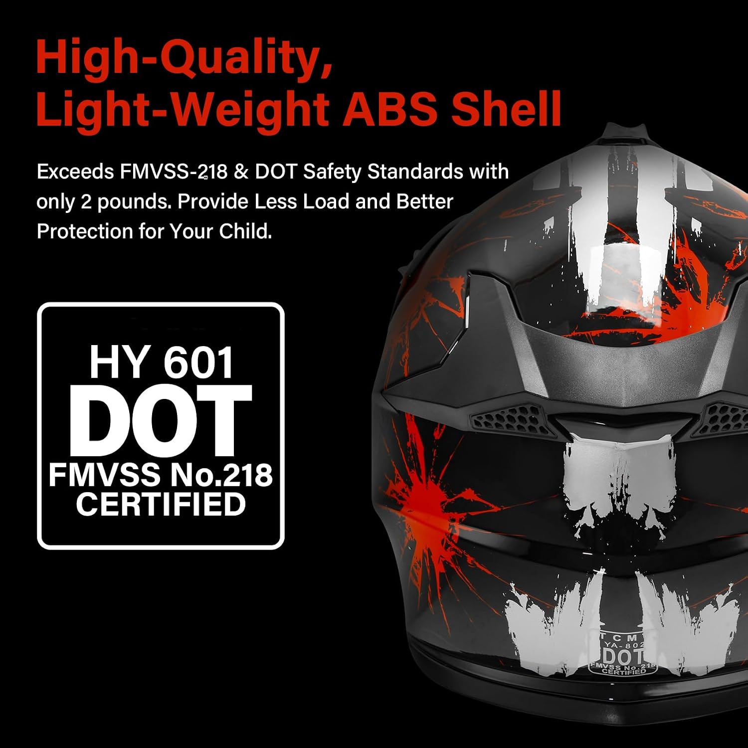 Kids Dirt Bike Helmet Youth Motorcycle Helmet DOT-Certified Full Face Helmets for Motocross ATV Off-Road Street Bike with Goggles & Gloves, Blue Flame Medium | Motorcycle Riding Gear included Goggles & Gloves, Ultra-Lightweight, For ATV UTV Off-Road, Blu…