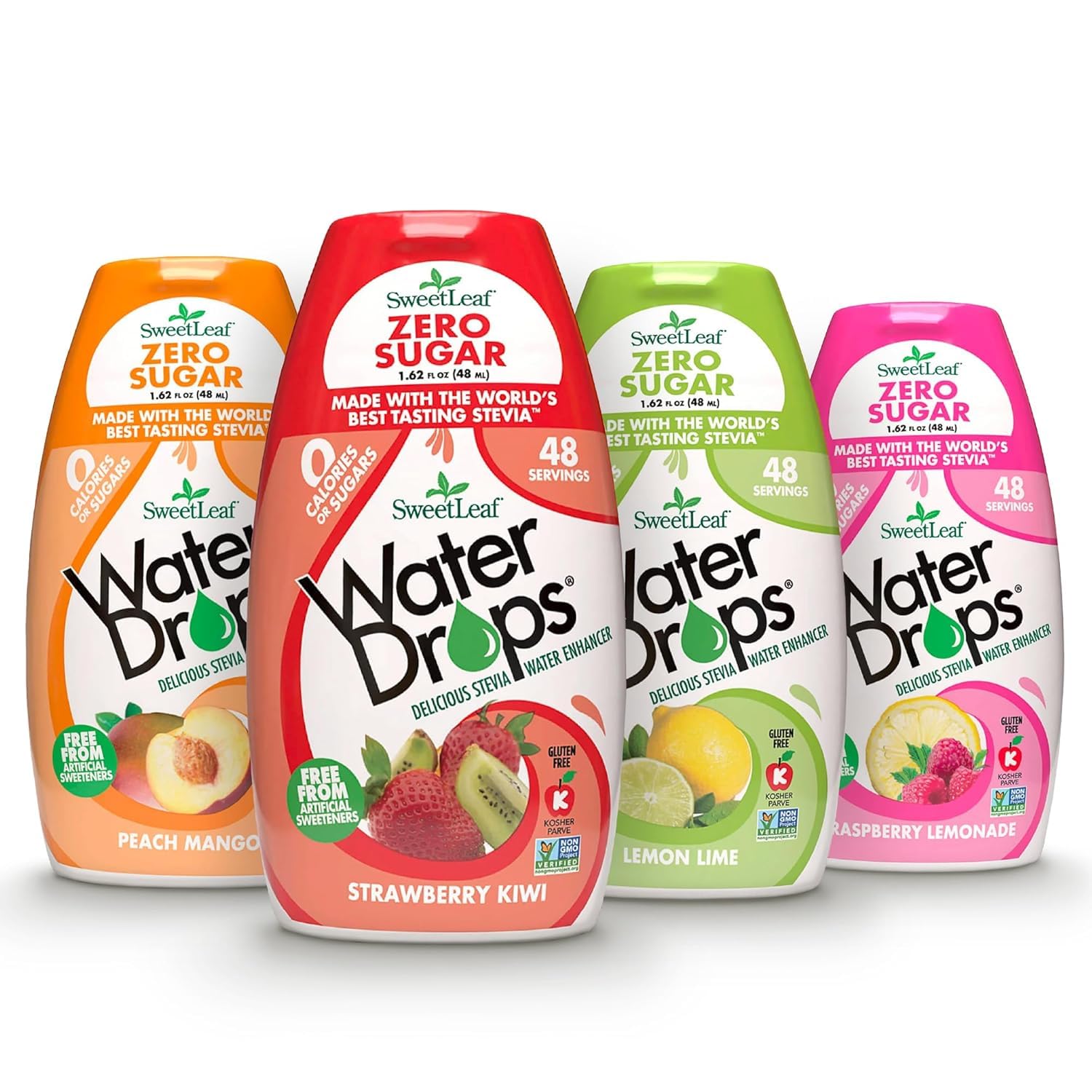 SweetLeaf Water Flavoring Drops, Variety Pack - 1.62 Fl Oz, Pack of 3 | Stevia Water Enhancer, Sugar Free, Zero Calorie Additive, Contains Monk Fruit Extract, Gluten Free, Keto Friendly