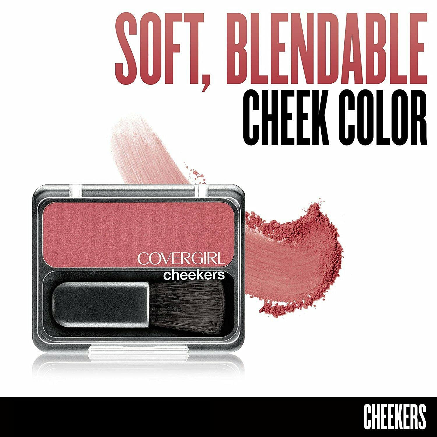 COVERGIRL Cheekers Blendable Powder Blush Rock 'n Rose, .12 oz (packaging may vary), 1 Count